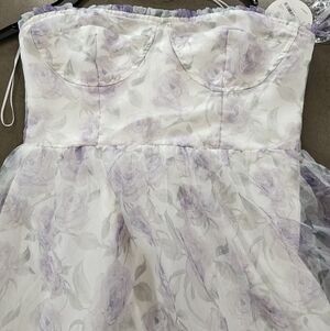 Sorial Lavender Floral Midi Dress